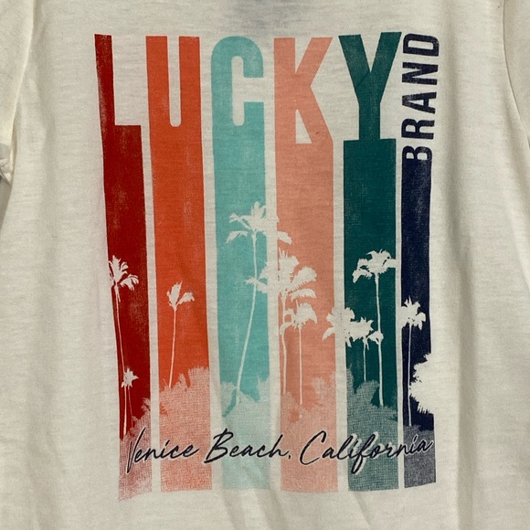 Lucky Brand Girls 6 Venice Beach T-shirt - Picture 2 of 2